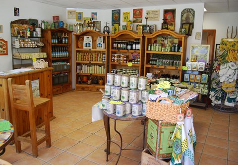 La boutique du Moulin à Huile d'Aureille